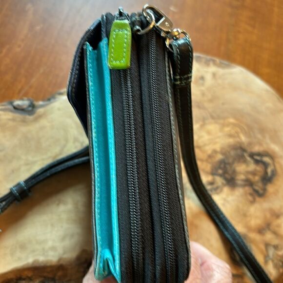 Mywalit Double Zip Mega Purse with Shoulder Strap - Picture 10 of 10